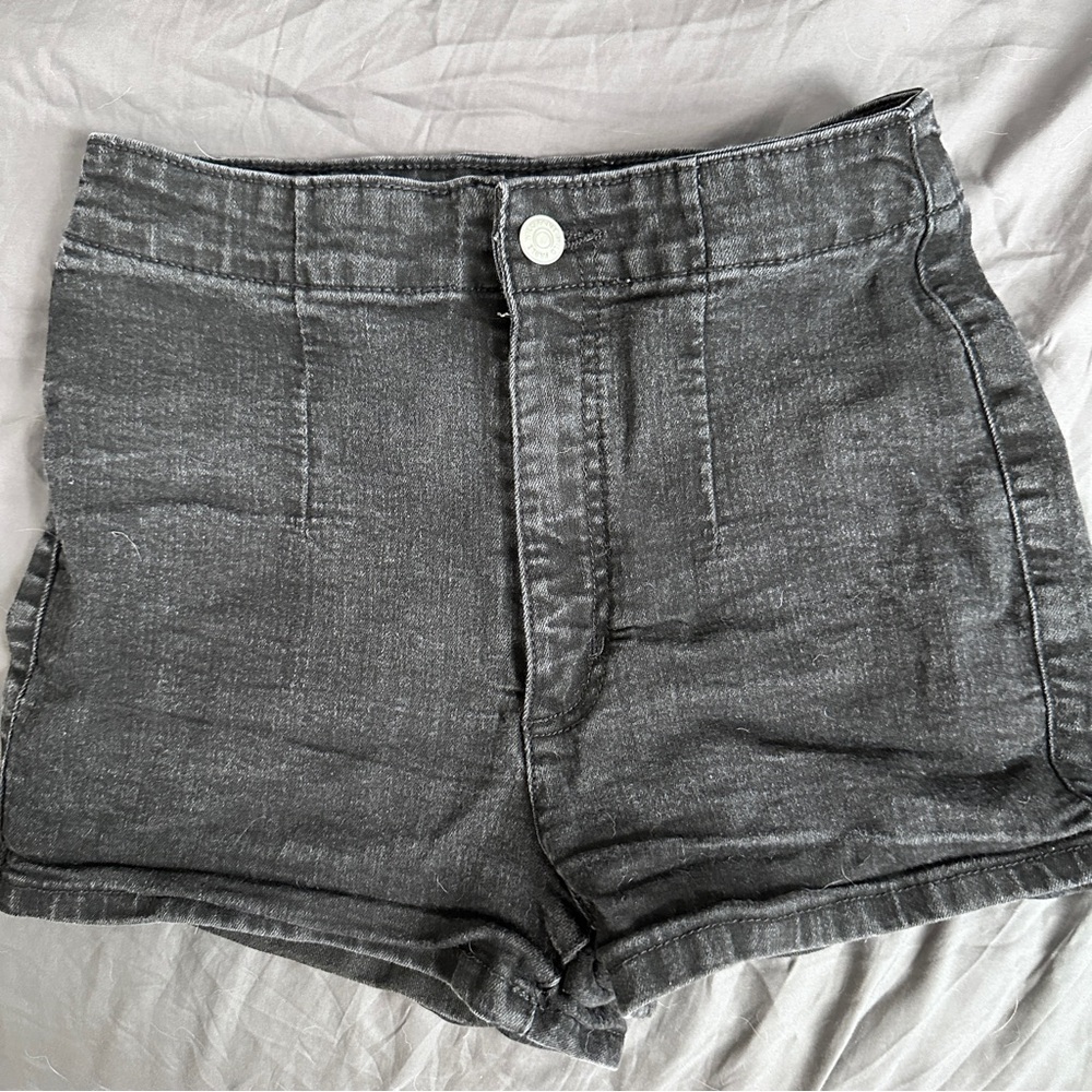 Black High Waisted Shorts
